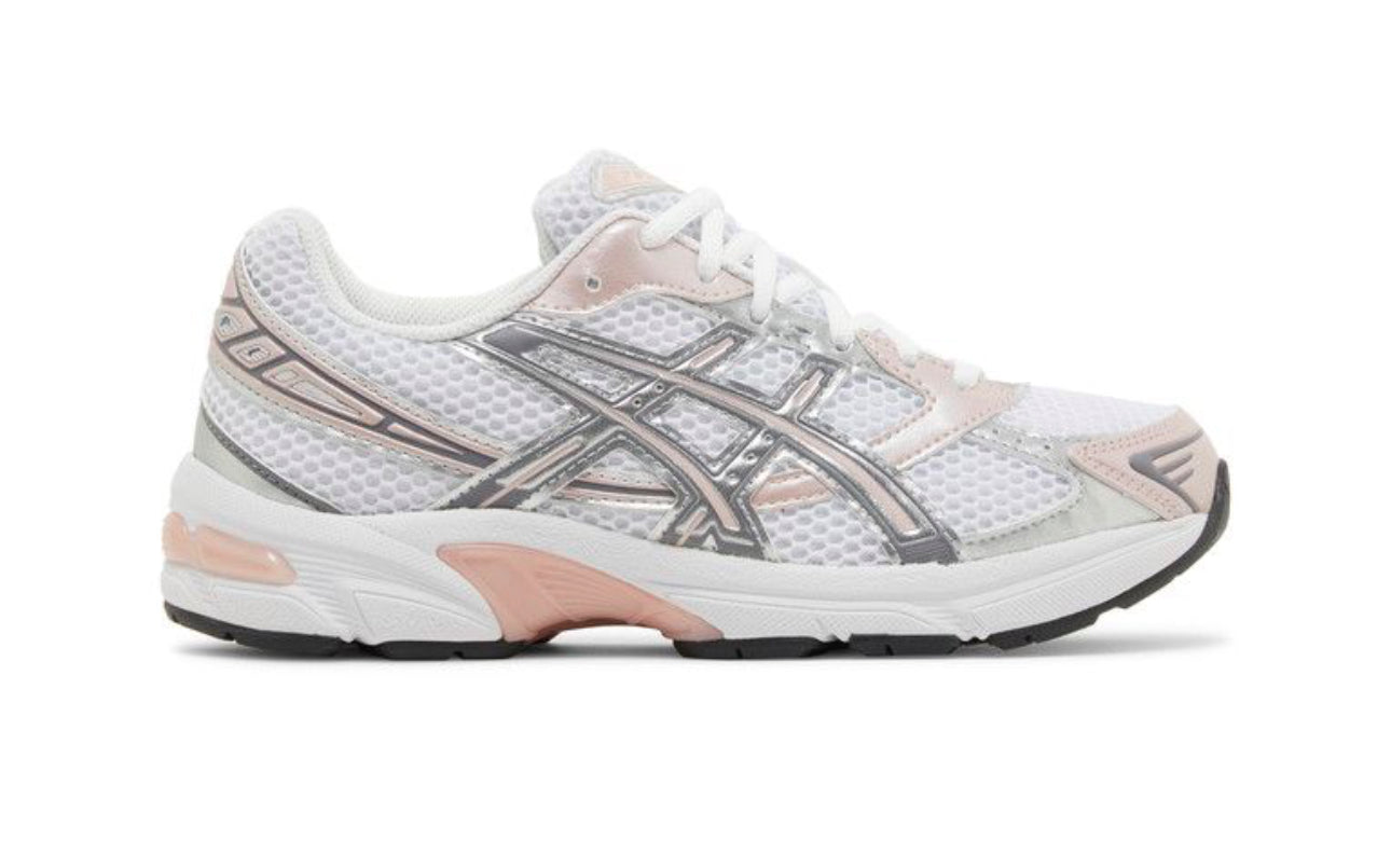White Neutral Pink Asics