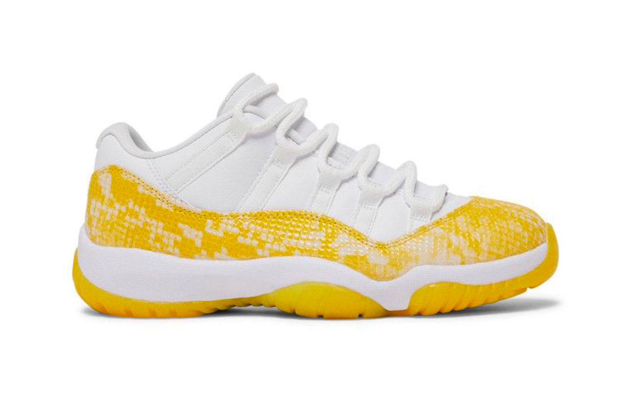 Yellow Snakeskin Jordan 11 Low